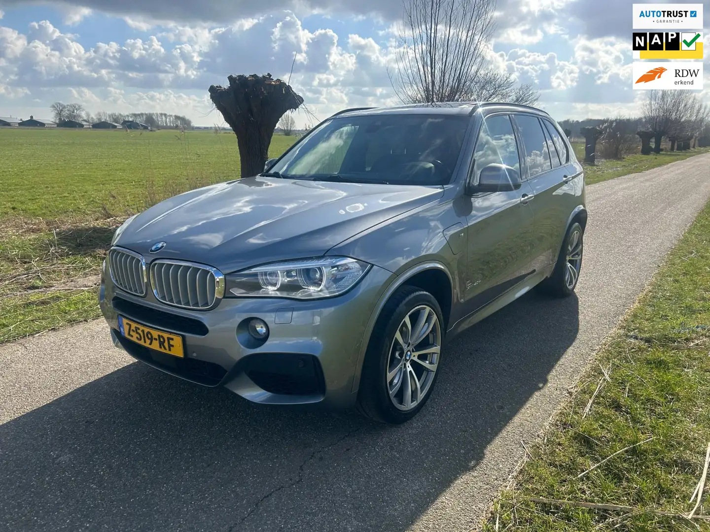 BMW X5 XDrive40e M Sport N.w. Accu 9000 e Pano Gris - 1
