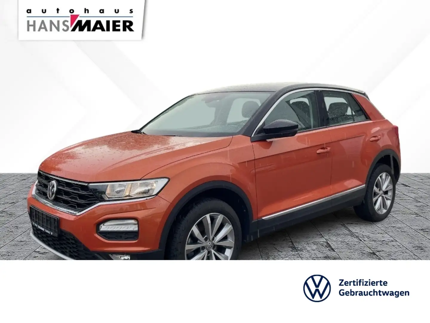 Volkswagen T-Roc Style 1.0 TSI 6-Gang AppConnect ACC PDC Oranje - 1