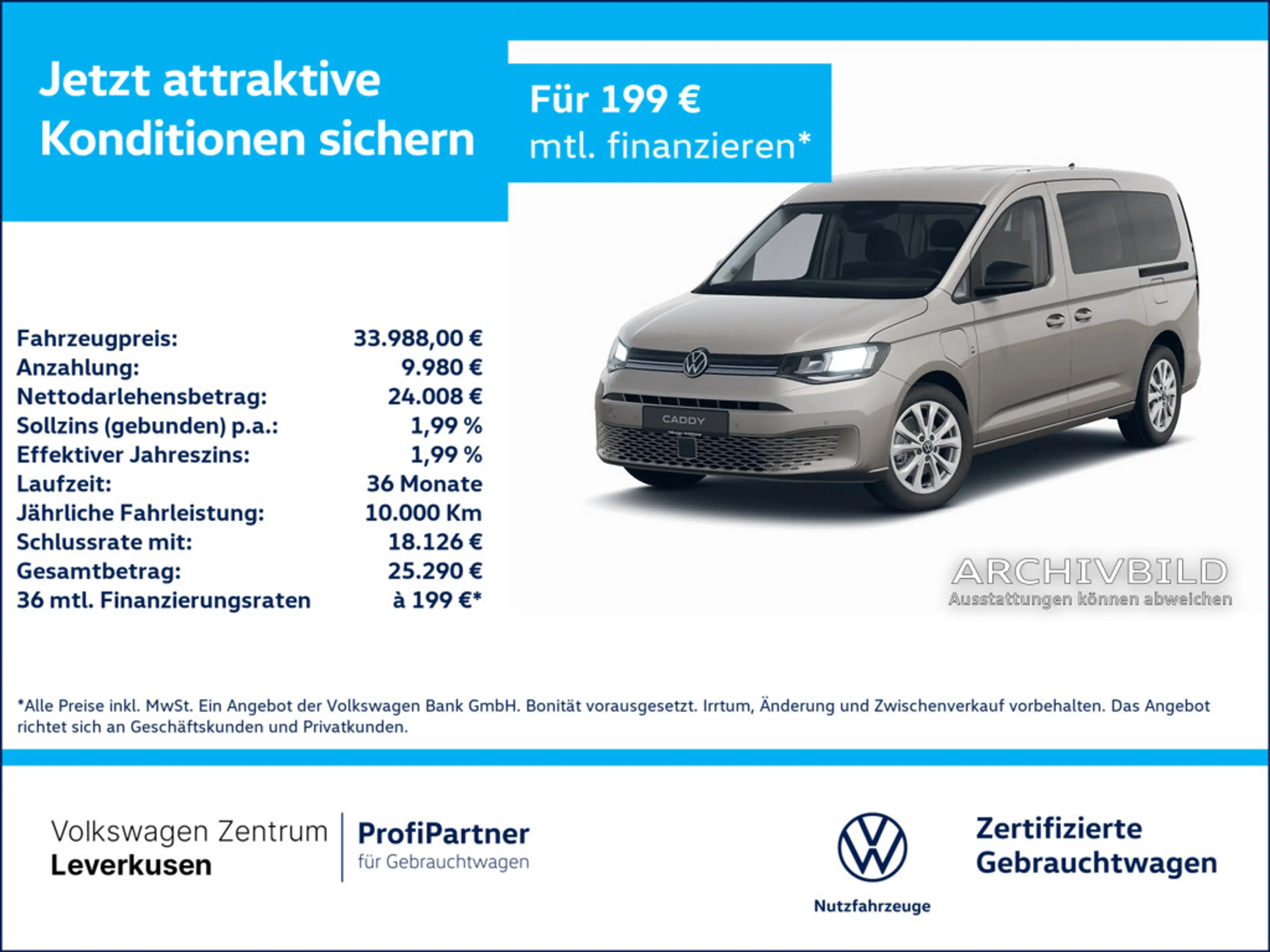 Volkswagen Caddy eHybrid Maxi Life 7-SITZE KAM KEYLESS