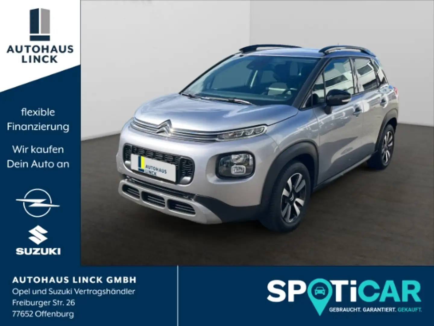 Citroen C3 Aircross Shine 1.2 PureTech 130 EU6d Silber - 1