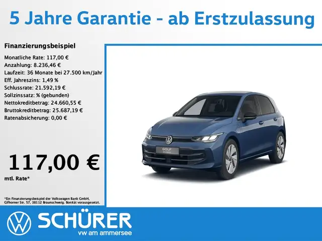 Volkswagen Golf VIII eHybrid Energy AHK ACC 360° Totwinkel Navi
