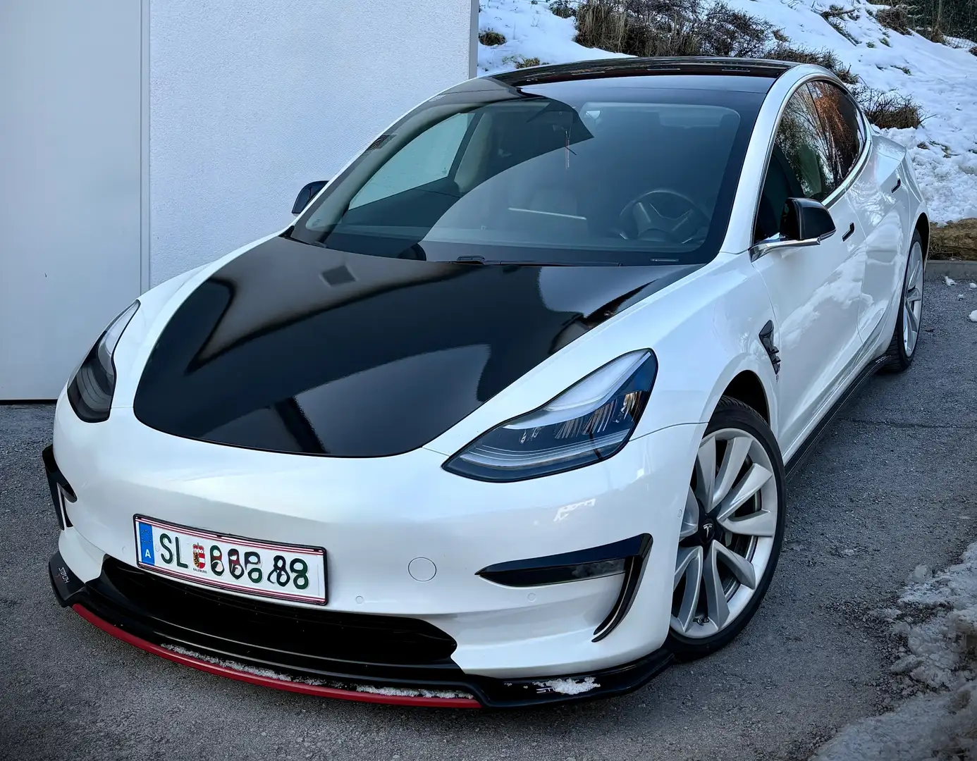 Tesla Model 3 Model 3 Long Range AWD 75kWh Weiß - 2