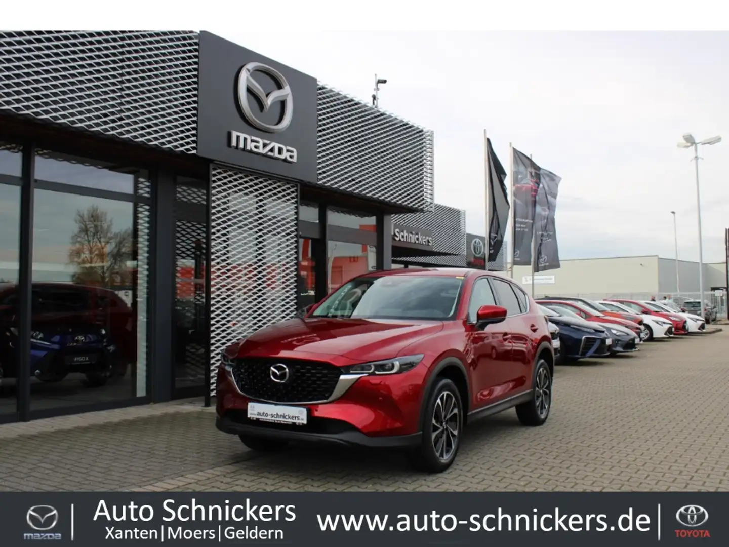 Mazda CX-5 ADVANTAGE+CAM+LED+CARPLAY+HEAD-UP+GJ-RÄDER Rouge - 1