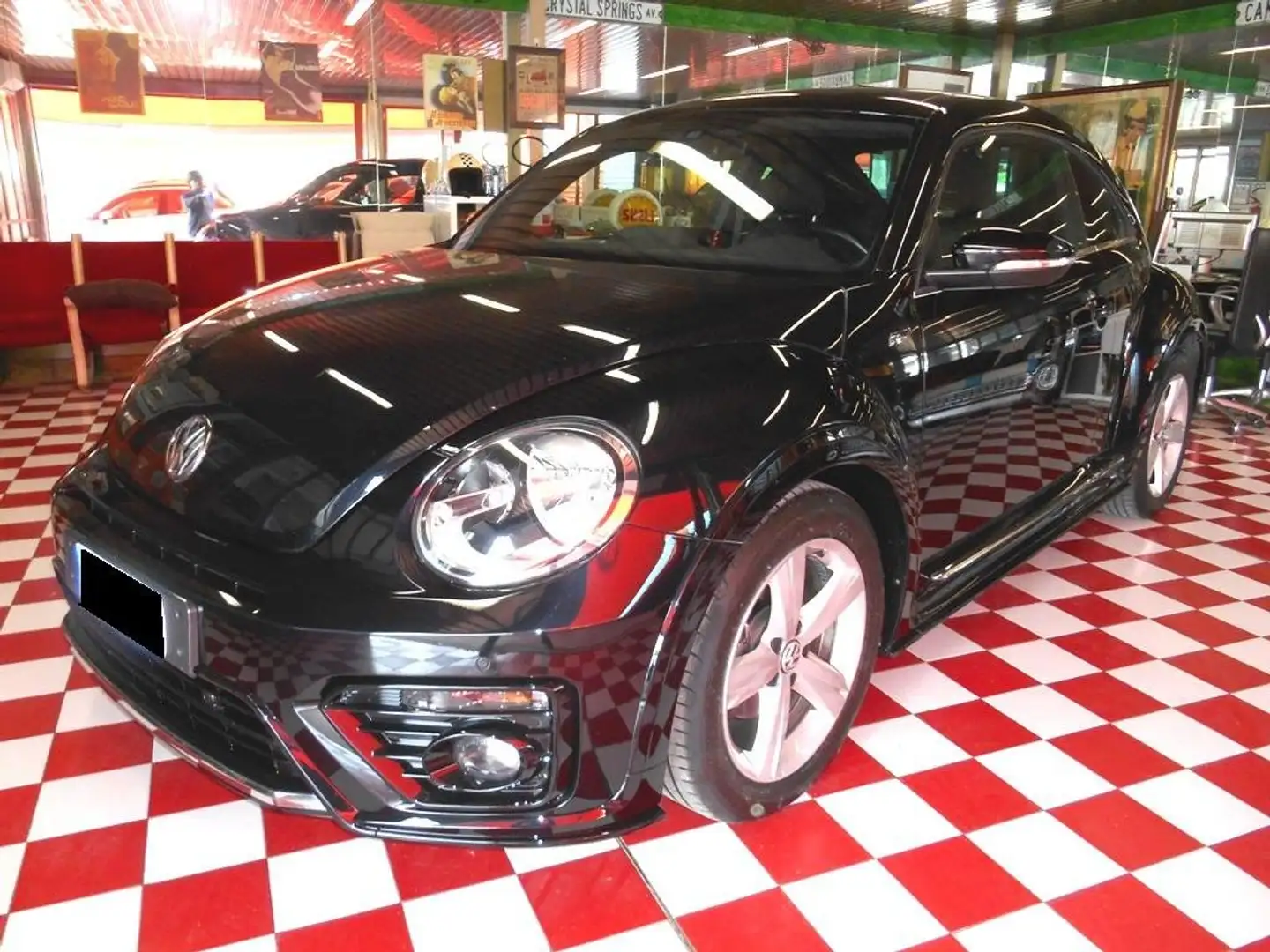 Volkswagen Maggiolino 1.4 150cv. R-LINE+TETTO+AUTOMATICA+NAVI!!UNICA!!! Noir - 2