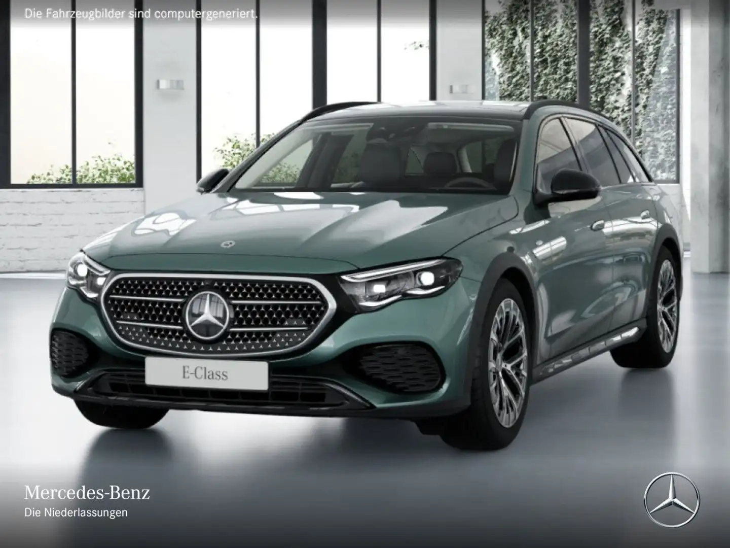 Mercedes-Benz E 300 de T 4M Hybrid Avantgarde Fahrass 360° Pano Argent - 2