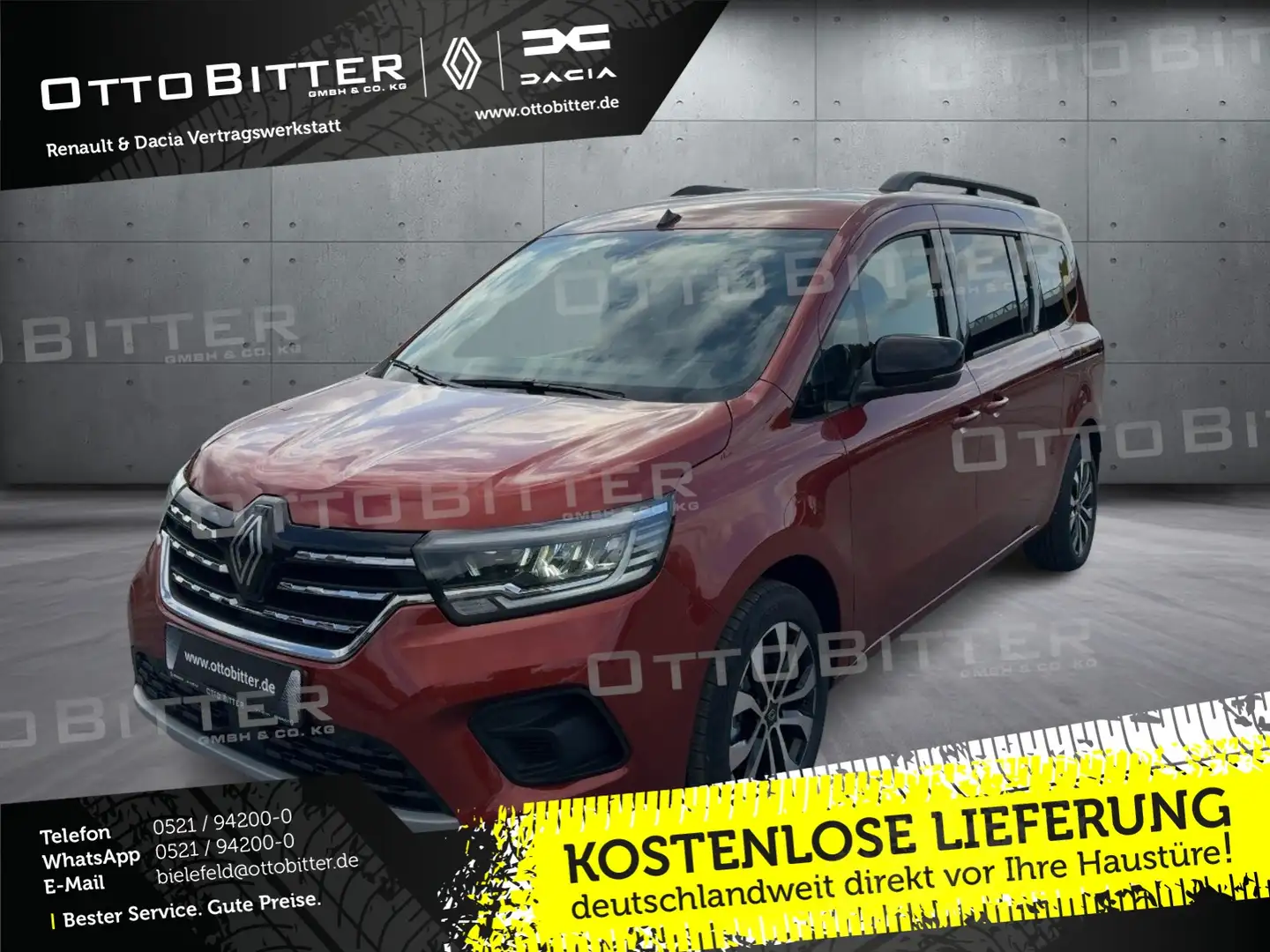 Renault Kangoo Techno TCe130 EDC 7-SITZE SITZH/ALU Maro - 1