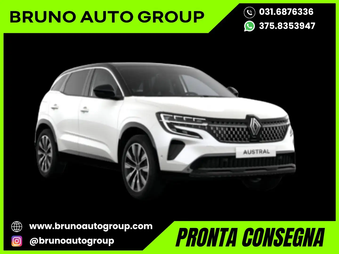 Renault Austral Techno E-tech full hybrid 200 Bianco - 1