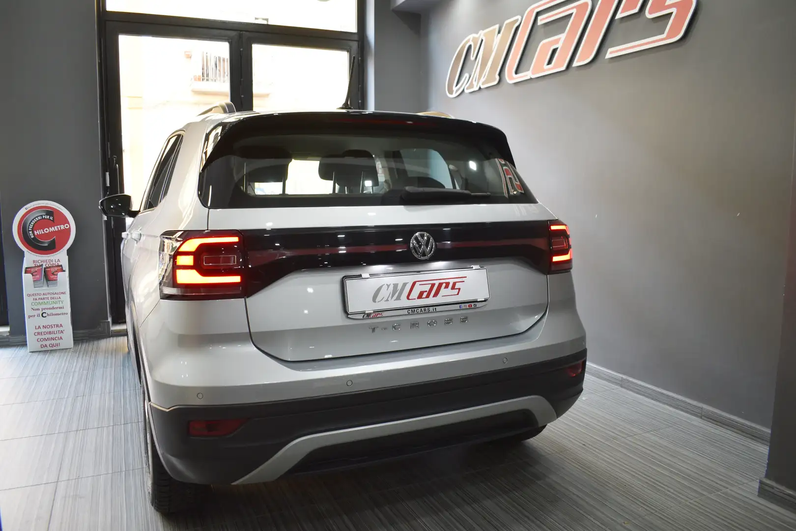Volkswagen T-Cross 1.6 TDI 95cv Advanced ITALIANA FULL Argent - 2