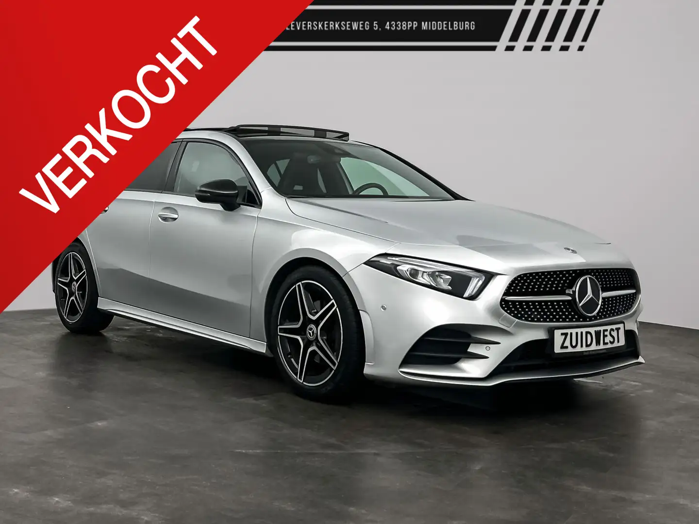 Mercedes-Benz A-Klasse 2.0 Pano Sfeer Camera Srebrny - 1