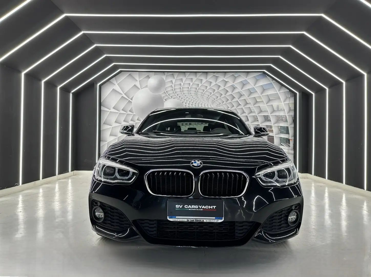 BMW 116 Msport DIESEL 5p-KM CERTIFICATI-PERMUTE- Nero - 1