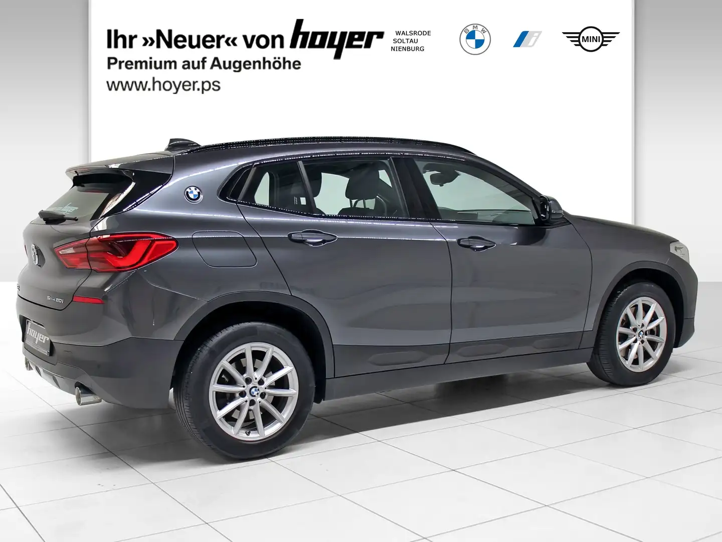 BMW X2 sDrive20i Head-Up DAB LED RFK el. Sitze PDC Gris - 2