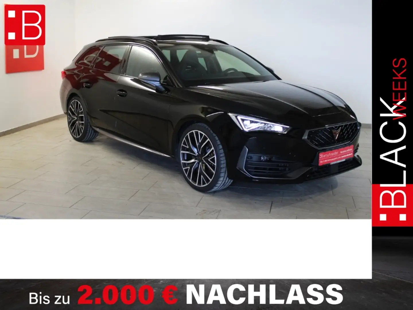 CUPRA Leon Sportstourer 2.0 TSI DSG 4Dr. VZ 19 PANO AHK Schwarz - 1