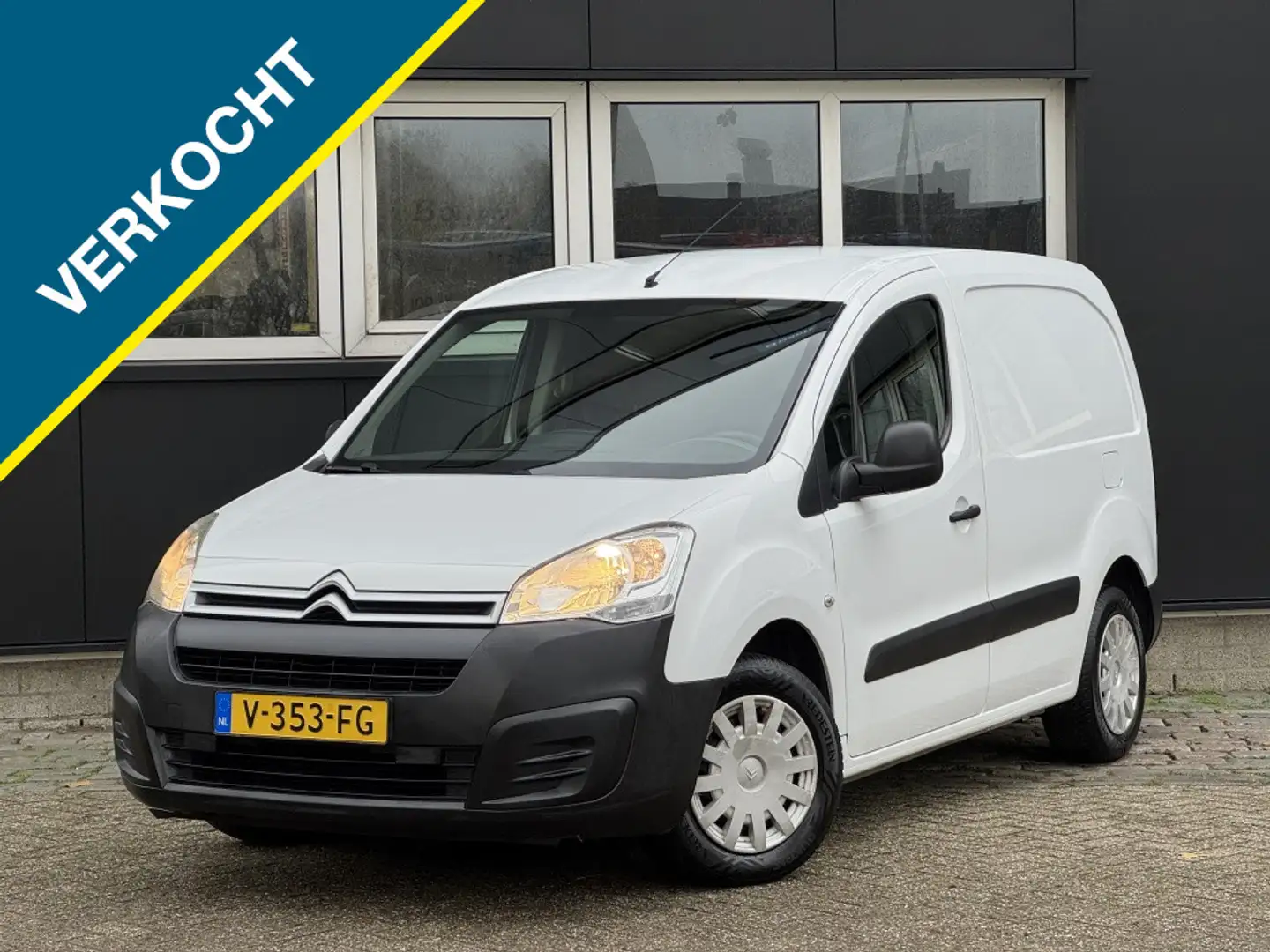 Citroen Berlingo 1.6 BlueHDI/Airco/Cruise control/Elek ramen, spieg Wit - 1
