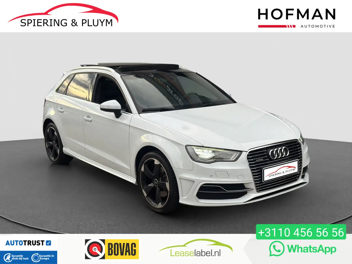 Audi A3 Sportback 1.4 e-tron Ambition Pro Line plus | B&O Blanc - 1