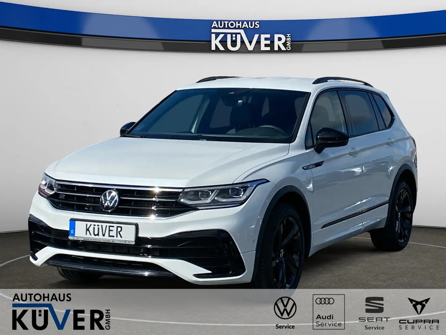 Volkswagen Tiguan Allspace R-Line 2,0 TDI DSG 4M+AHK+7S+ACC White - 1