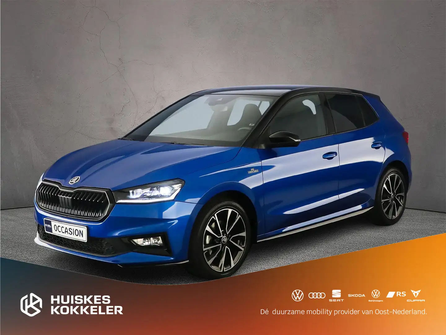 Skoda Fabia Monte Carlo 1.0 TSI 115pk DSG Automaat Panoramadak Bleu - 1