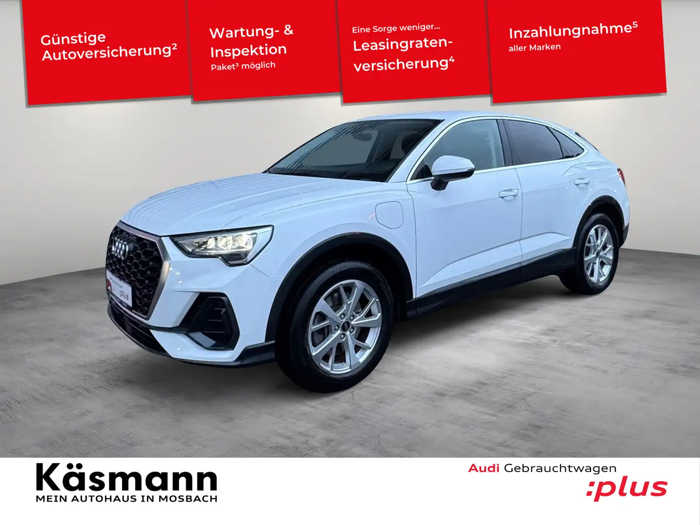 Audi Q3 45TFSIe AHK NAV KAM SHZ PDC Weiß - 1