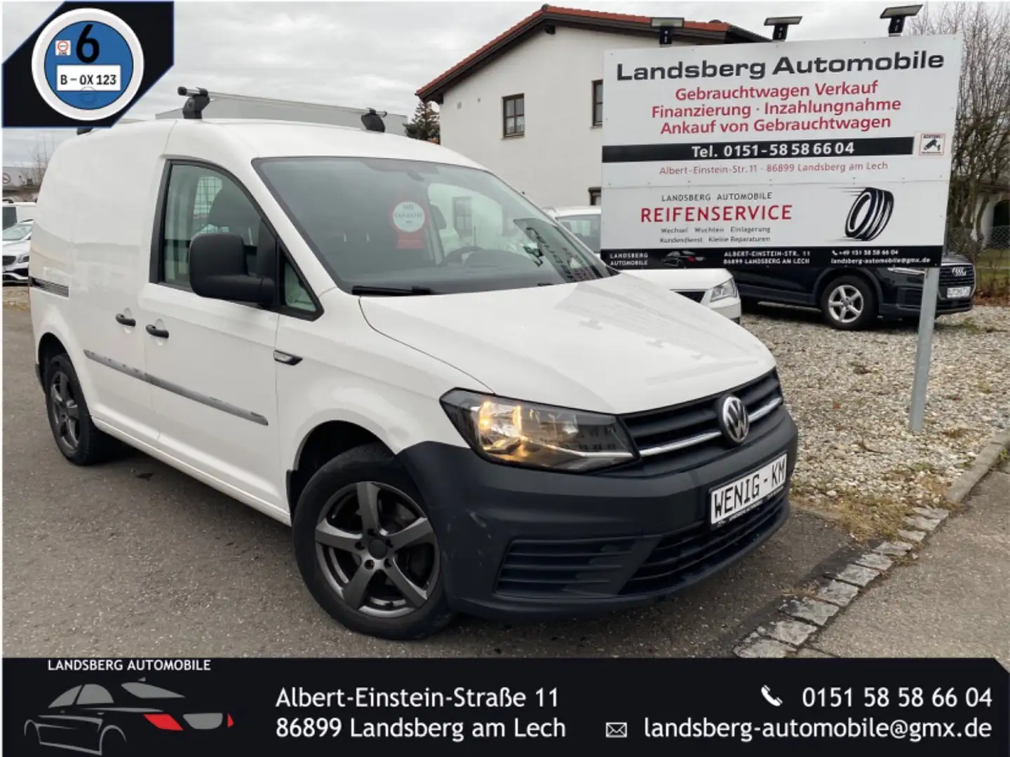 Volkswagen Caddy Nfz Kasten BMT Weiß - 1