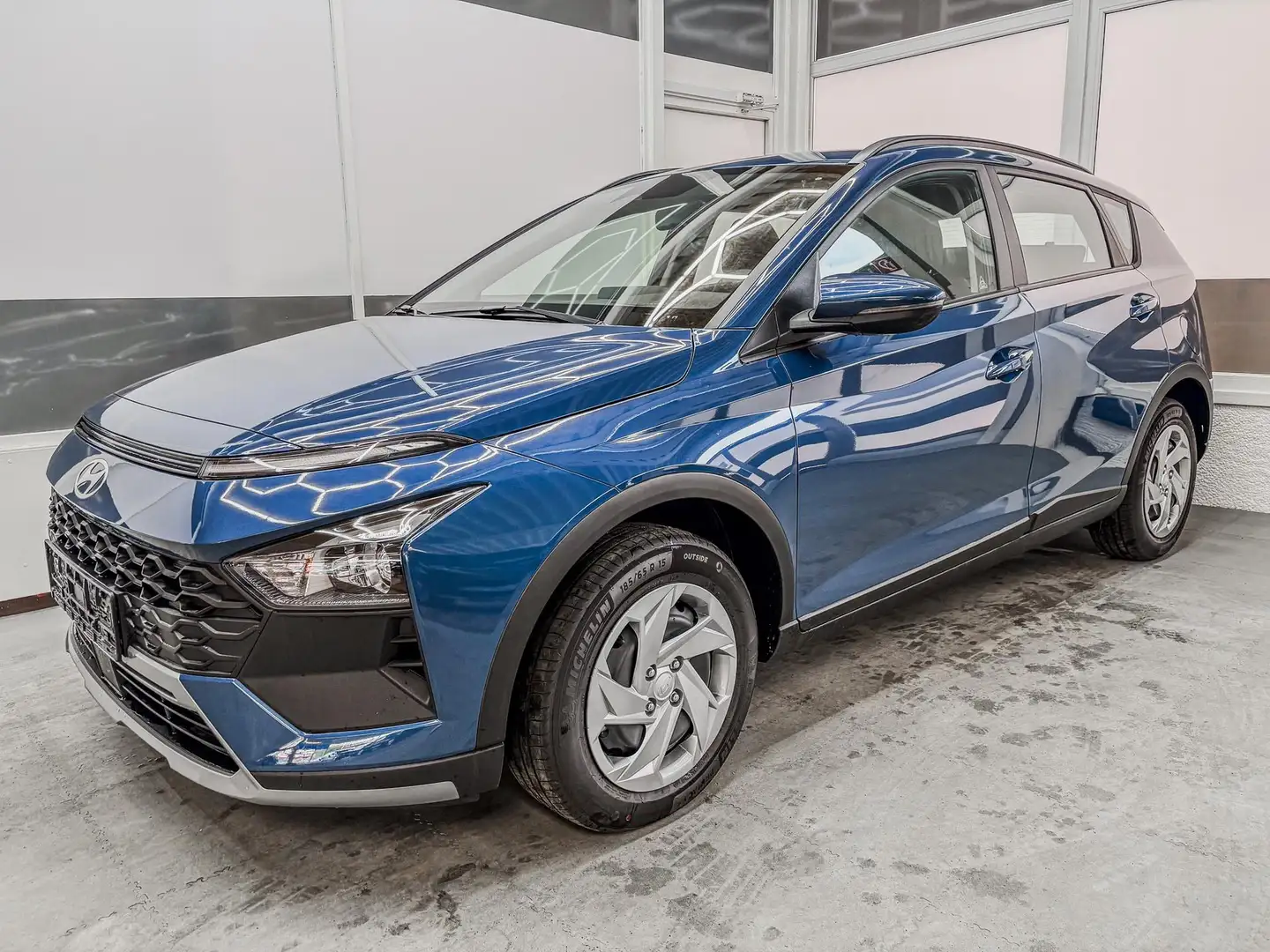 Hyundai BAYON LIFE FL NAVI RFK PDC TEMPOMAT 1.0 T-GDi 73,5kW/... Bleu - 1