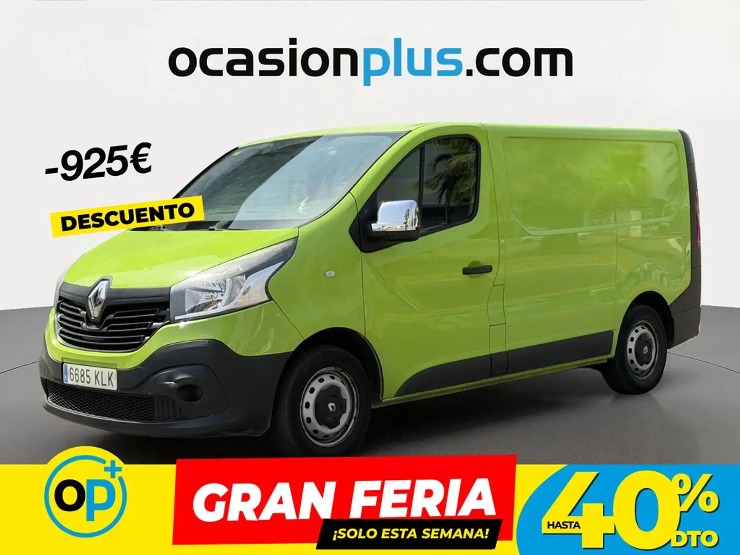 Renault Trafic Furgón 27 L1H1 dCi 88kW Verde - 1