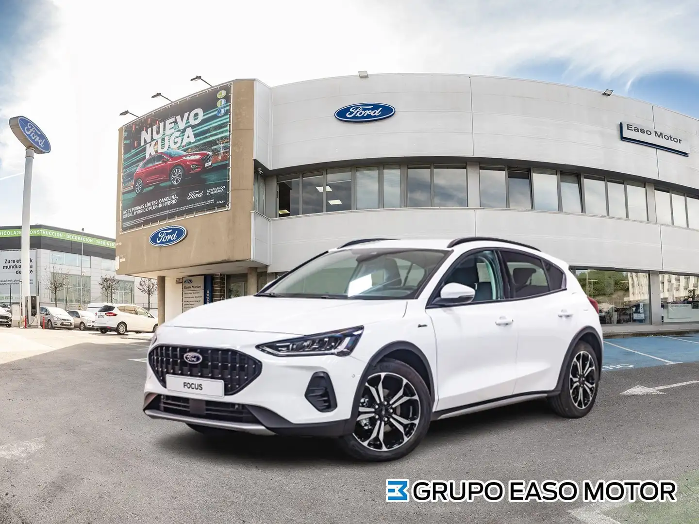 Ford Focus 1.0 Ecoboost MHEV Active 125 Gris - 1