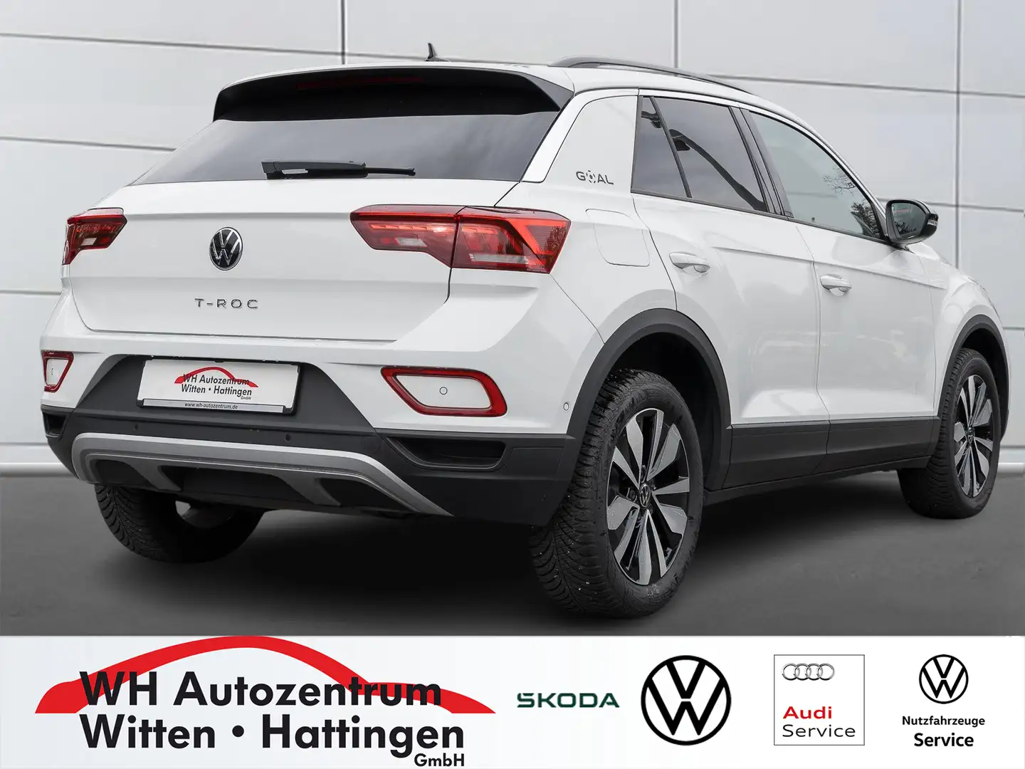 Volkswagen T-Roc 1.0 TSI Goal Navi ACC LED Weiß - 2