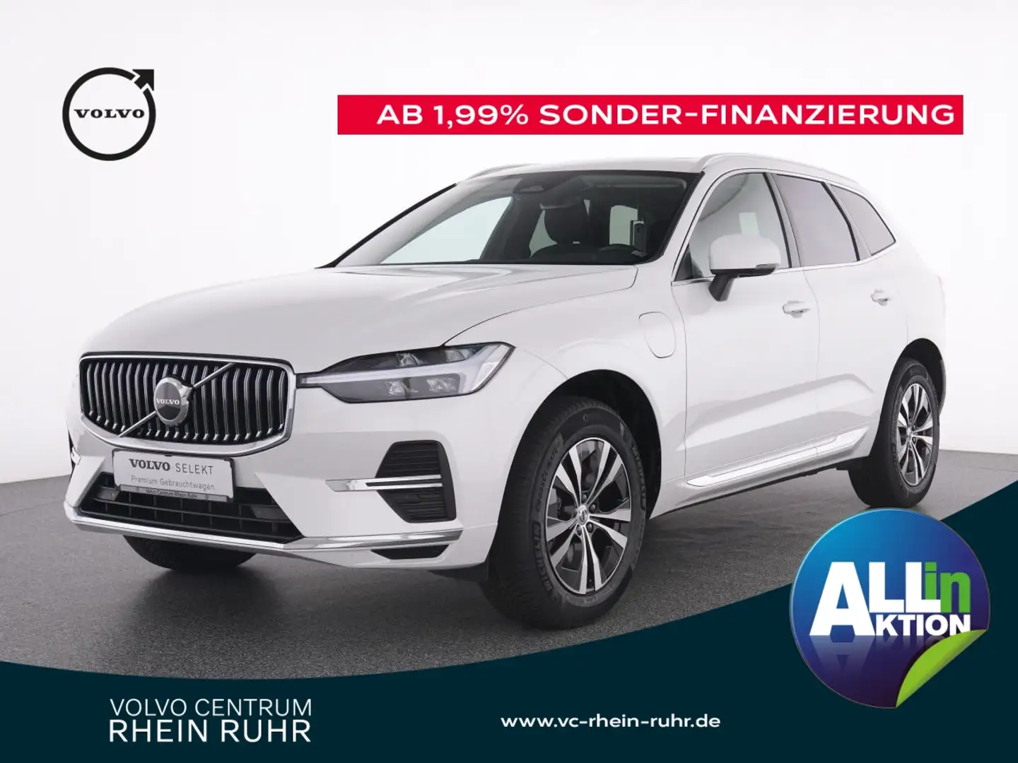 Volvo XC60 T6 AWD  INSCRIPTION EXPR. AHK+SH+WP+MET+DAB Blanc - 1