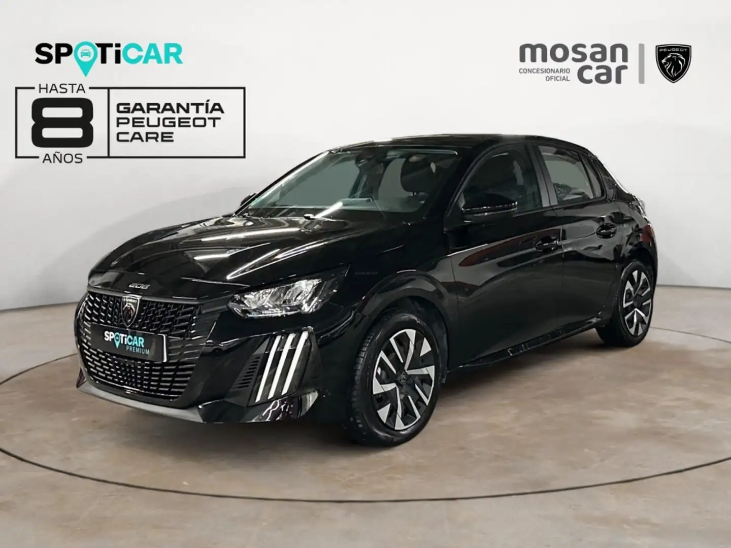 Peugeot 208 1.2 Hybrid Style e-DCS6 110 Negro - 1