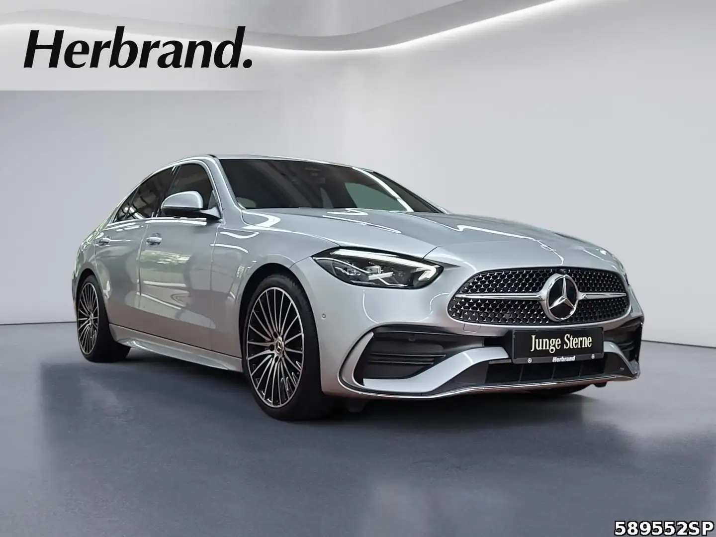 Mercedes-Benz C 200 d Edition AMG Line  Memory 360°Cam Distron Zilver - 2