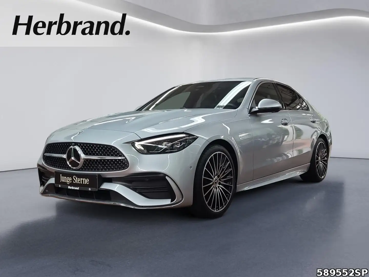 Mercedes-Benz C 200 d Edition AMG Line  Memory 360°Cam Distron Zilver - 1