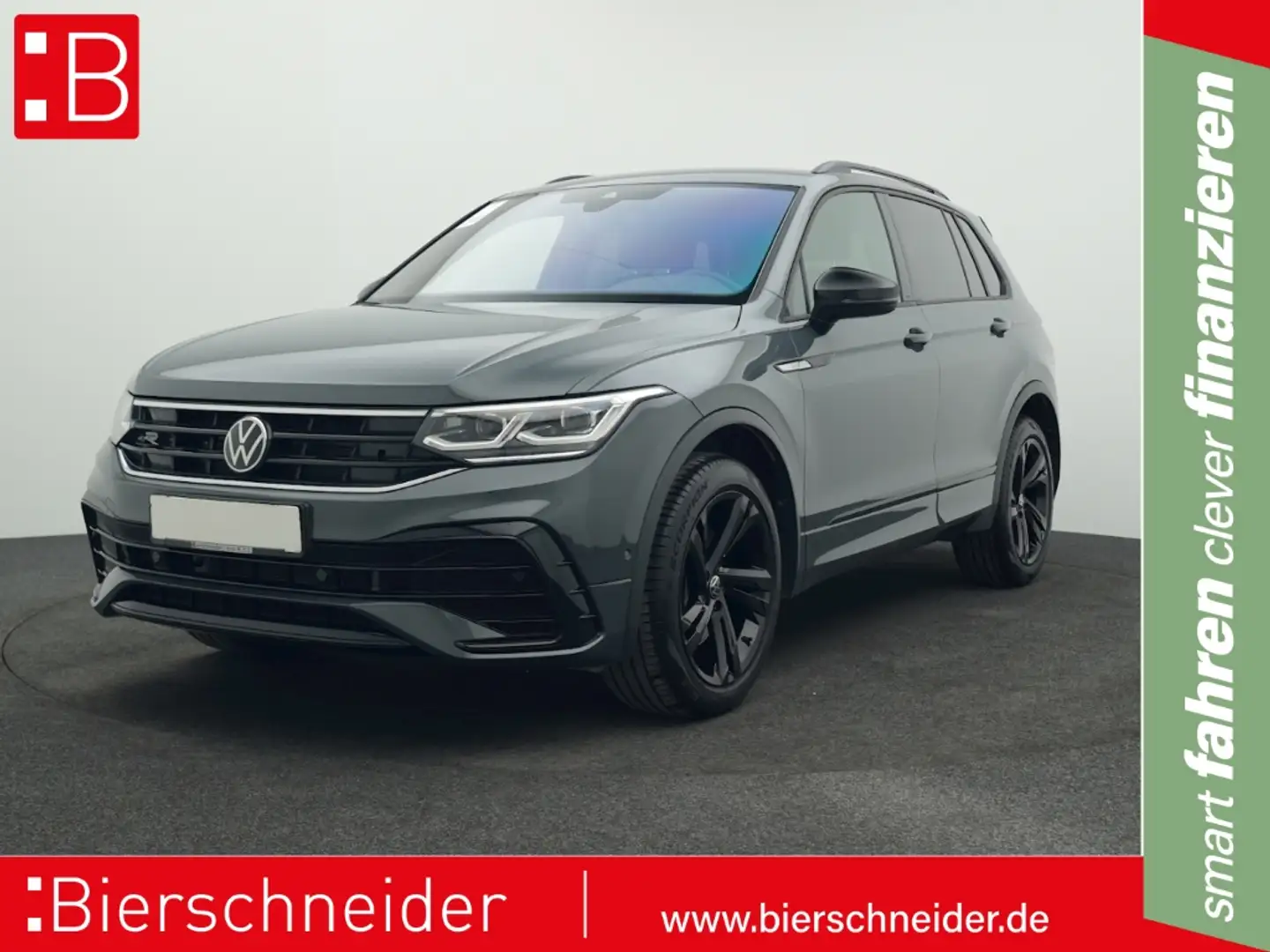 Volkswagen Tiguan 2.0 TDI DSG 4Mo. RLine BLACK-STYLE KAMERA NAVI ACC Grau - 1