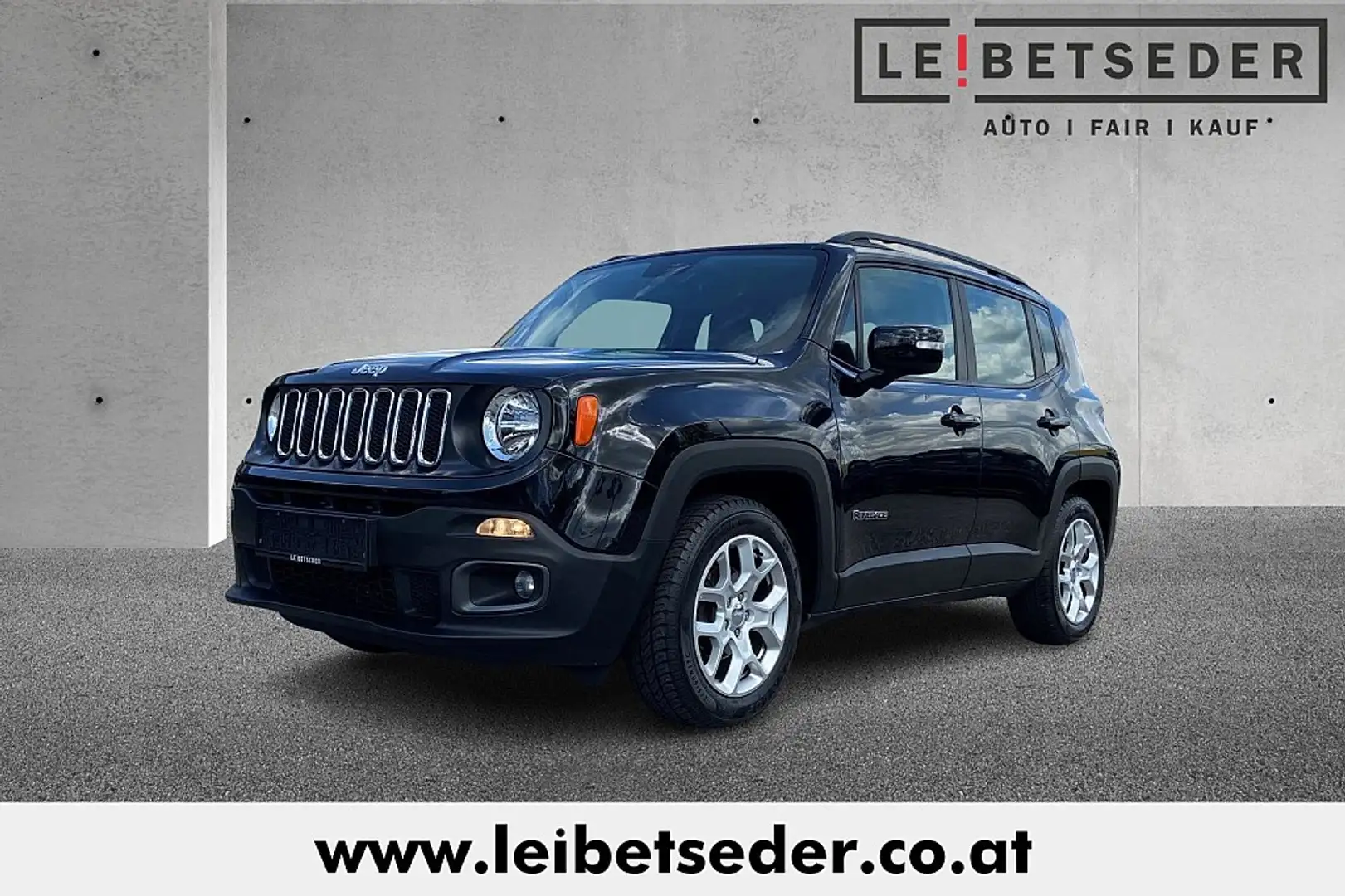 Jeep Renegade 1,6 MultiJet II 120 Longitude Schwarz - 1