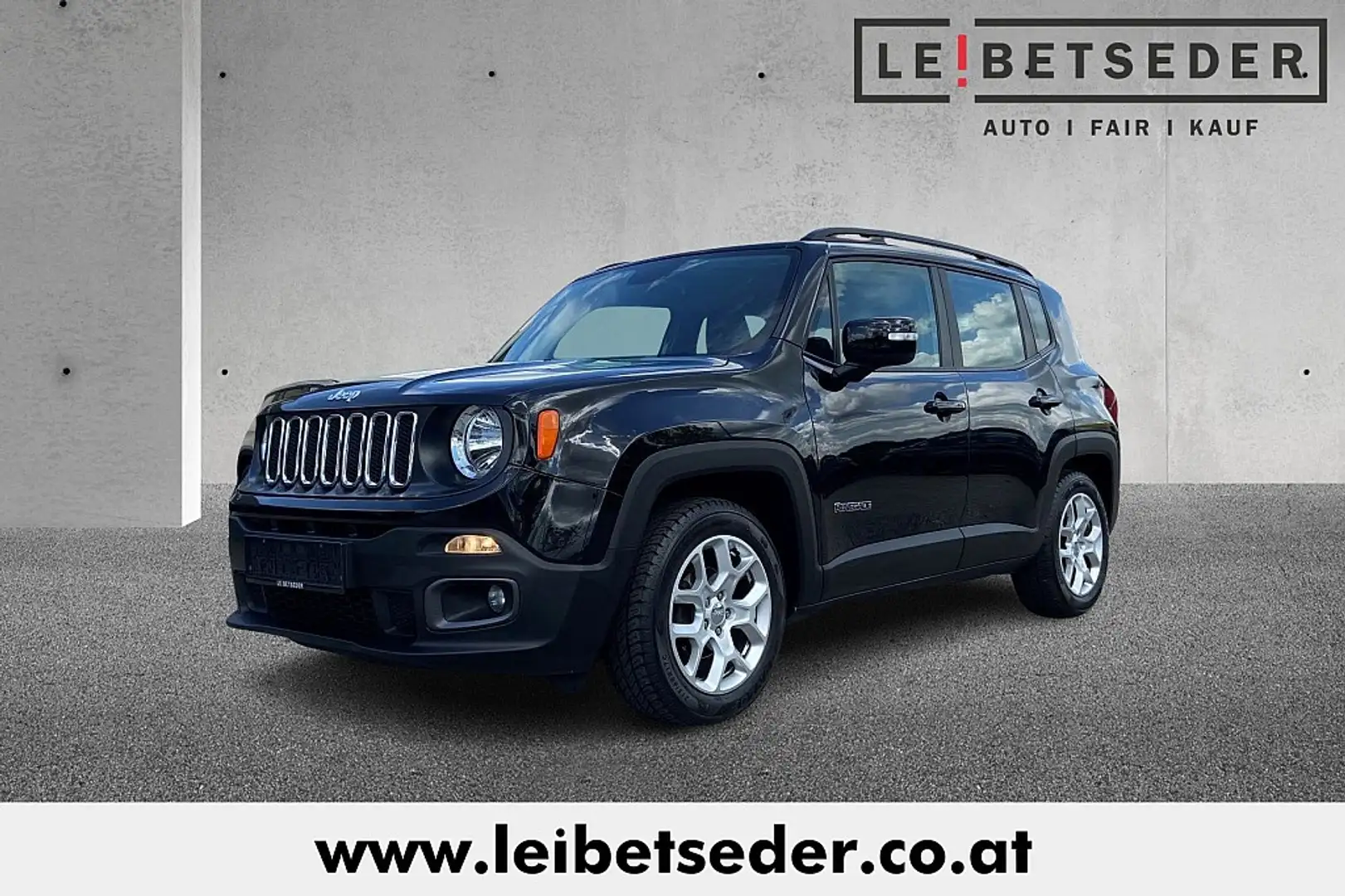 Jeep Renegade 1,6 MultiJet II 120 Longitude Schwarz - 2
