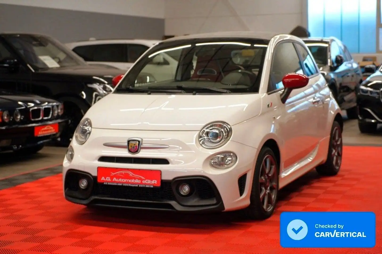 Abarth 500C 500 Cabrio 595 1.4 Turbo Wenig-Km*Bi-Xenon*Navi* Weiß - 1