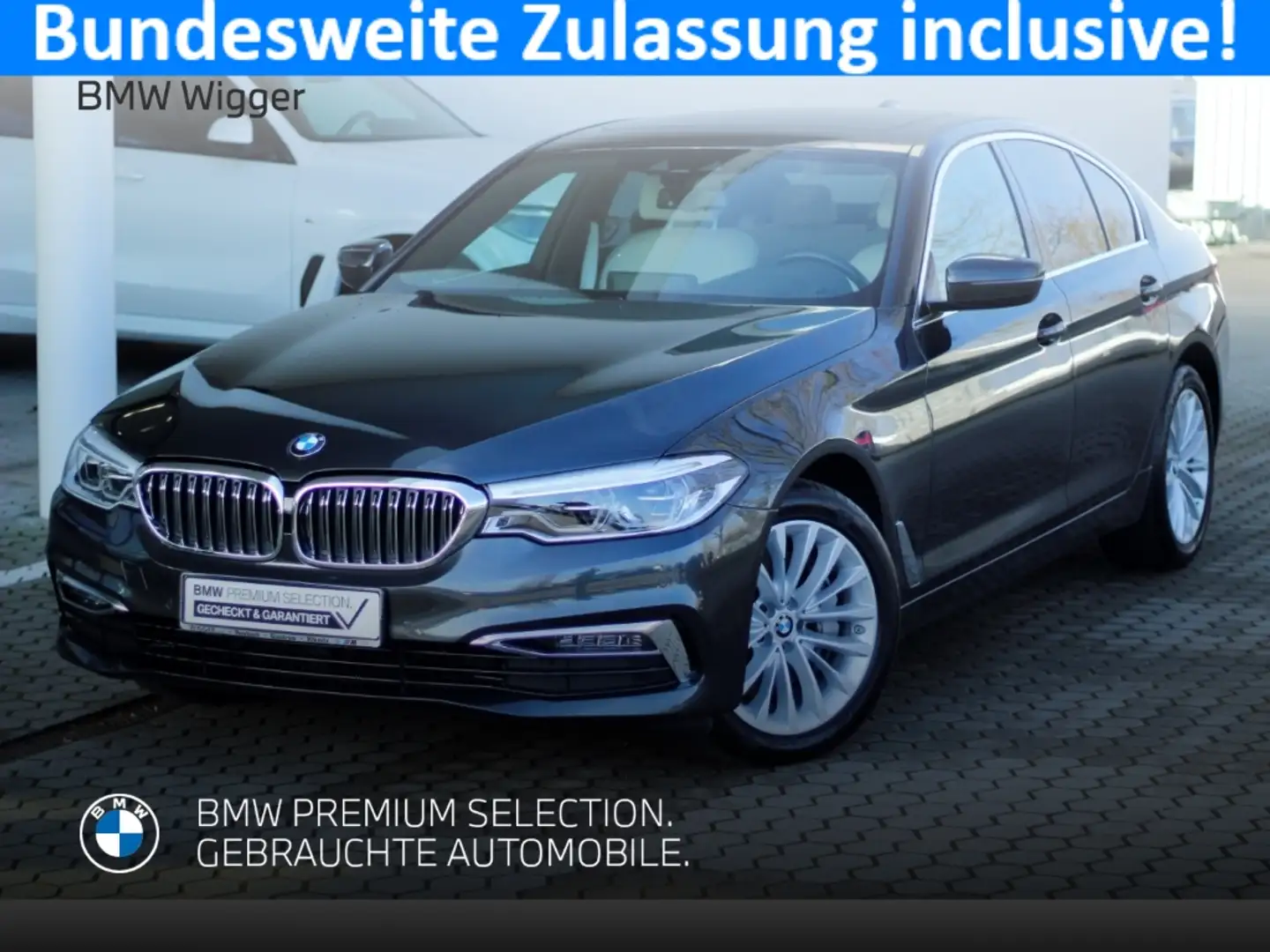 BMW 540 i xDrive Luxury Line/StaHZG/Navigation/Leder Grau - 1