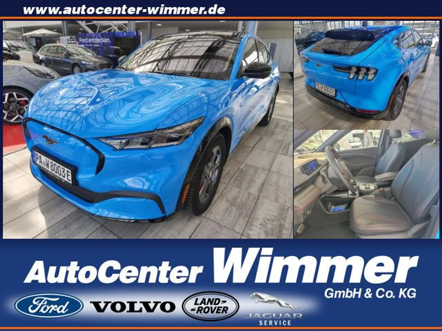 Ford Mustang Mach-E AWD 98kWh - Techn.-P. 2/ PANO Bleu - 1
