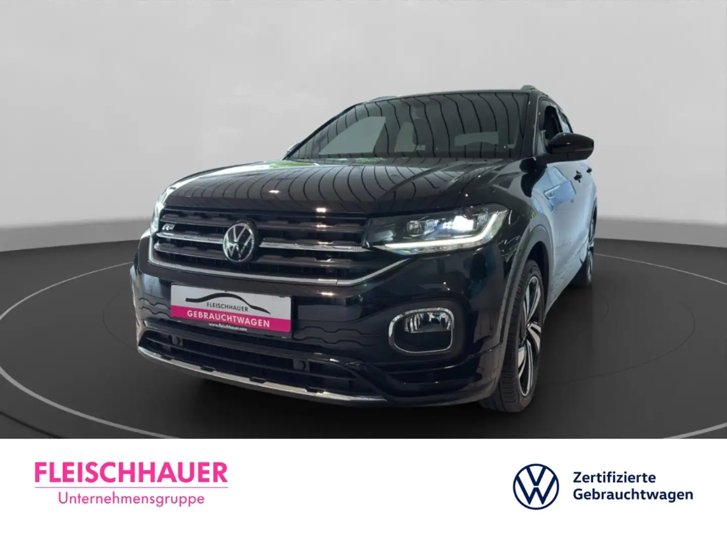 Volkswagen T-Cross Style 1.5 TSI LED+ACC+R-LINE-PAKET+NAVI+CARPLAY+ Schwarz - 1