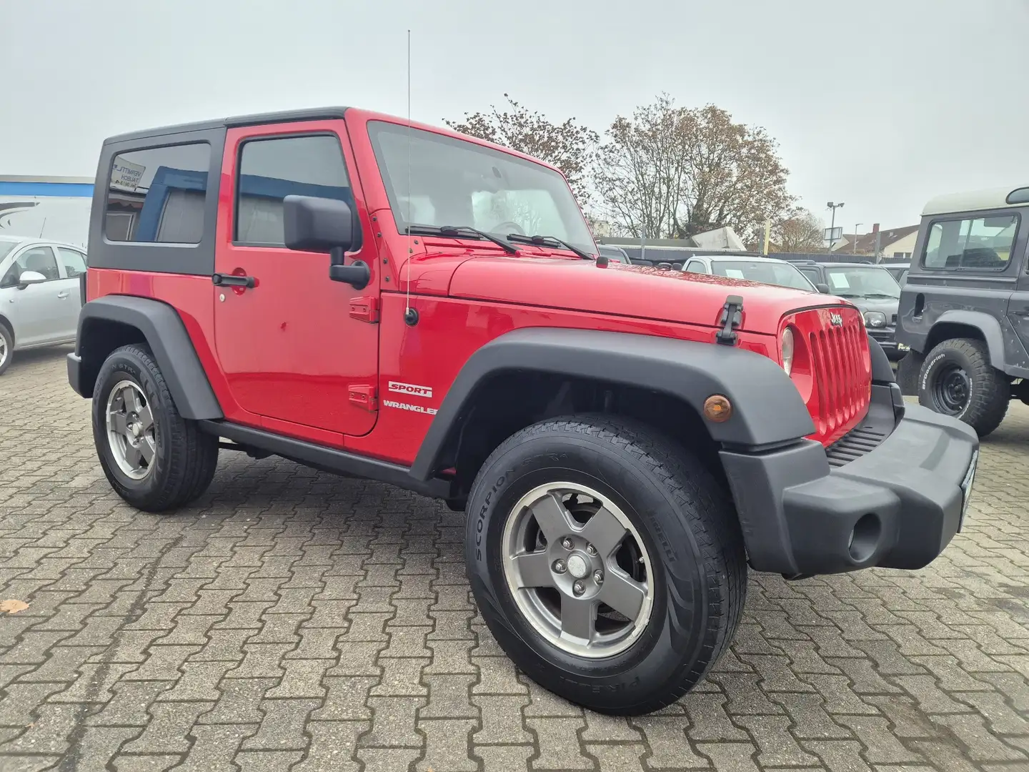 Jeep Wrangler 2.8 CRD 4x4 Sport *nur 104 Tkm / 19%MWST.* Rouge - 1