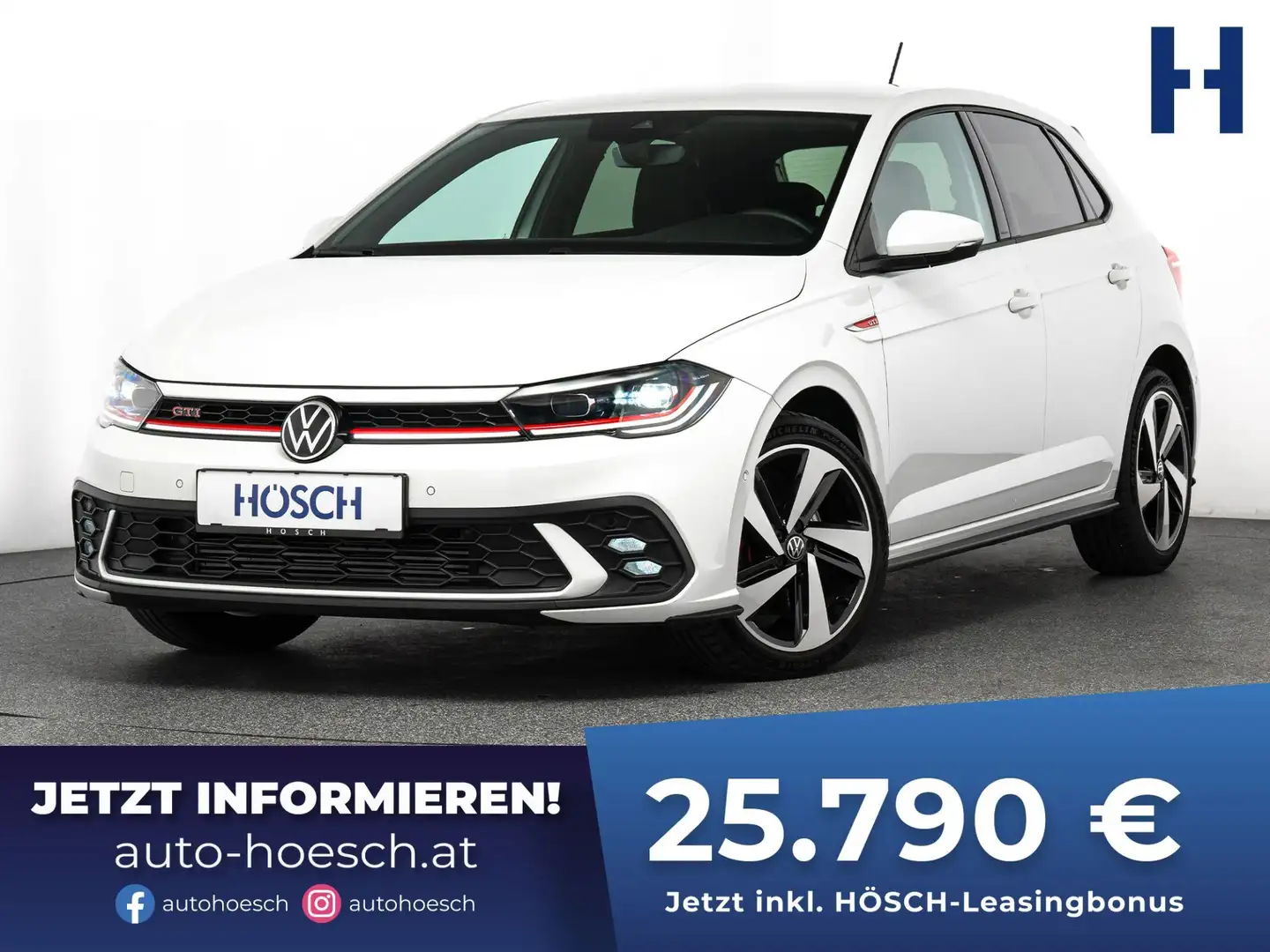 Volkswagen Polo GTI Aut. ASSISTENZ MATRIX ERSTBESITZ MEGADEAL Weiß - 1