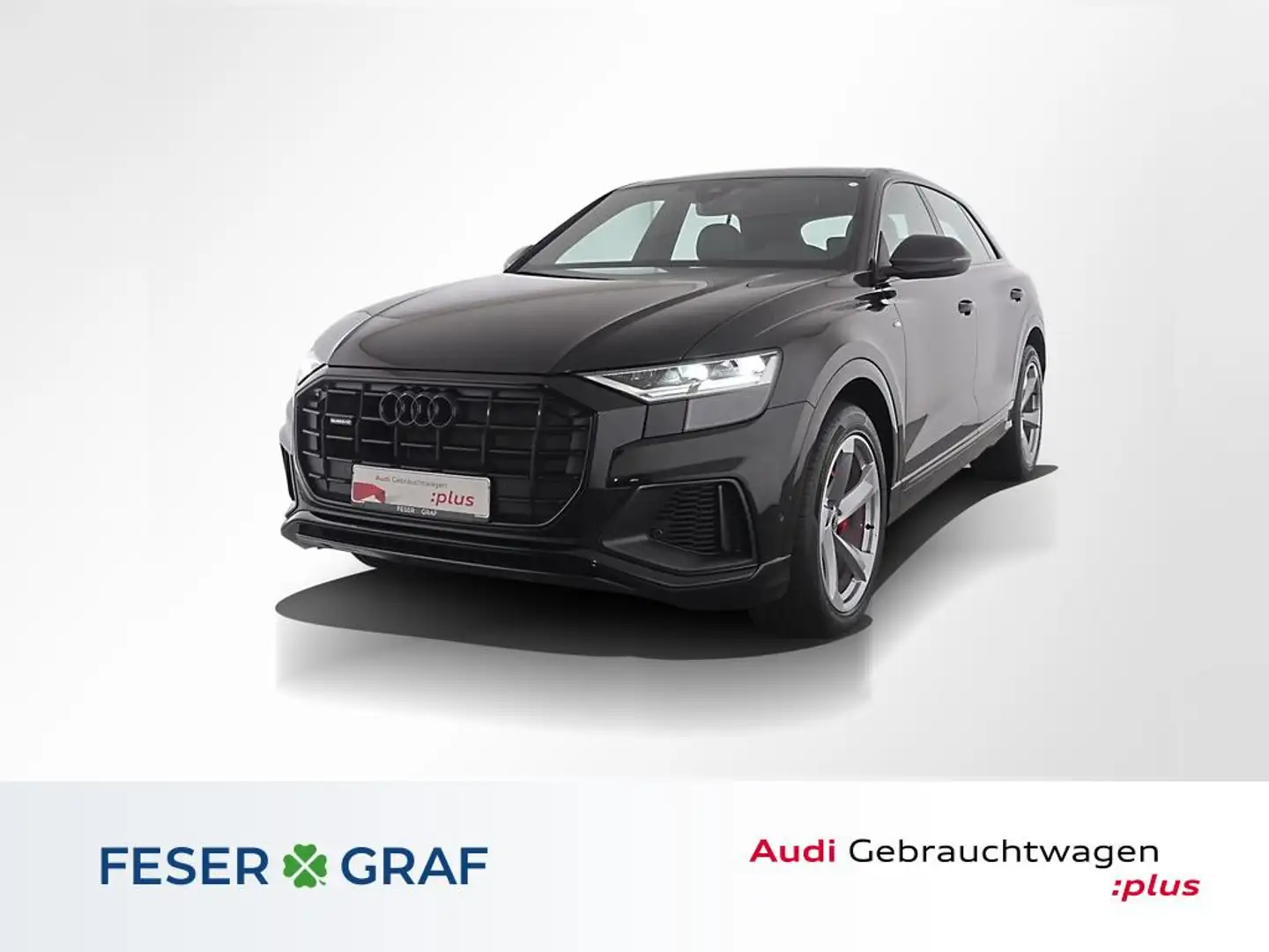 Audi Q8 55 TFSI qu. competition plus AHK/Luftfederung Schwarz - 1