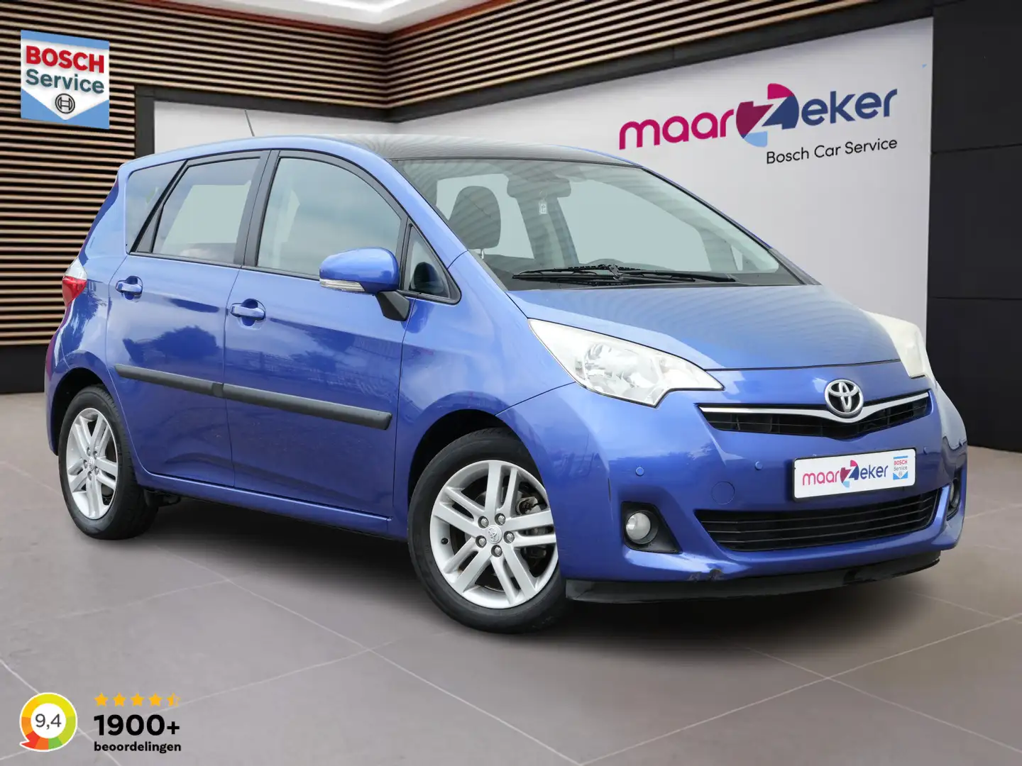 Toyota Verso-S 1.3 VVT-i Comfort Plus ✅Panodak✅Standverw.✅Navi✅Ca Bleu - 1
