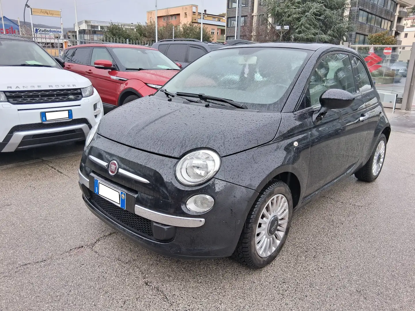 Fiat 500 1.2 Lounge 69cv Noir - 1