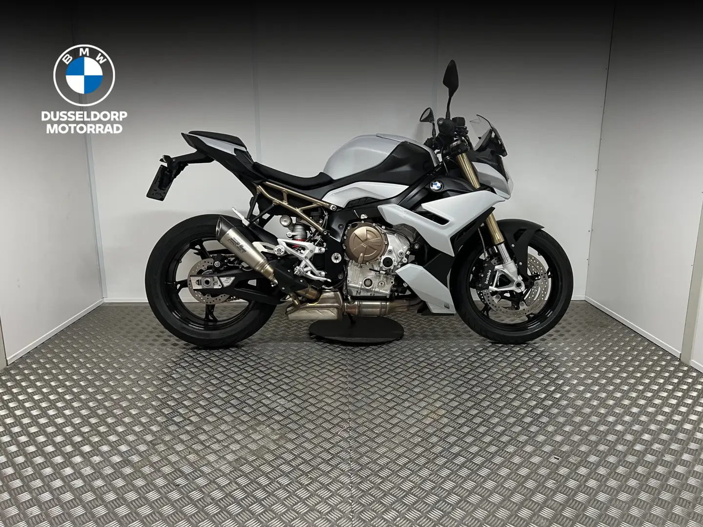 BMW S 1000 R Hockenheim silver metallic SC Project demper Grijs - 1
