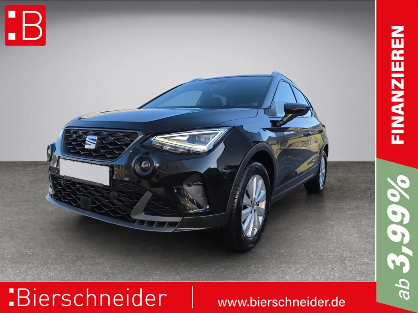 SEAT Arona 1.0 TSI NAVI KAMERA LED ACC Schwarz - 1