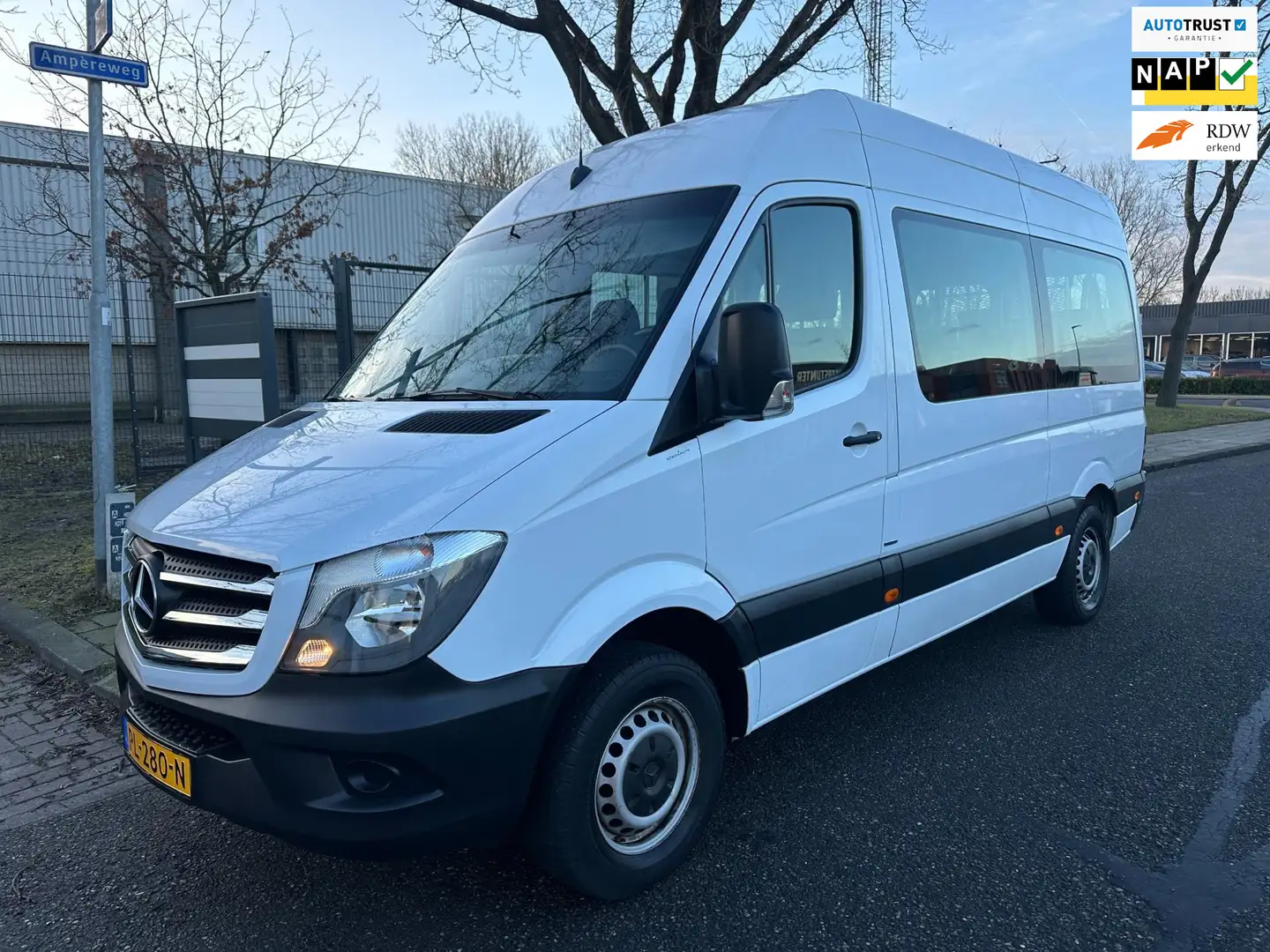 Mercedes-Benz Sprinter 314 2.2 CDI BE+ 366 9-PERSOONS + ROLSTOEL TAXI CAR Bílá - 1