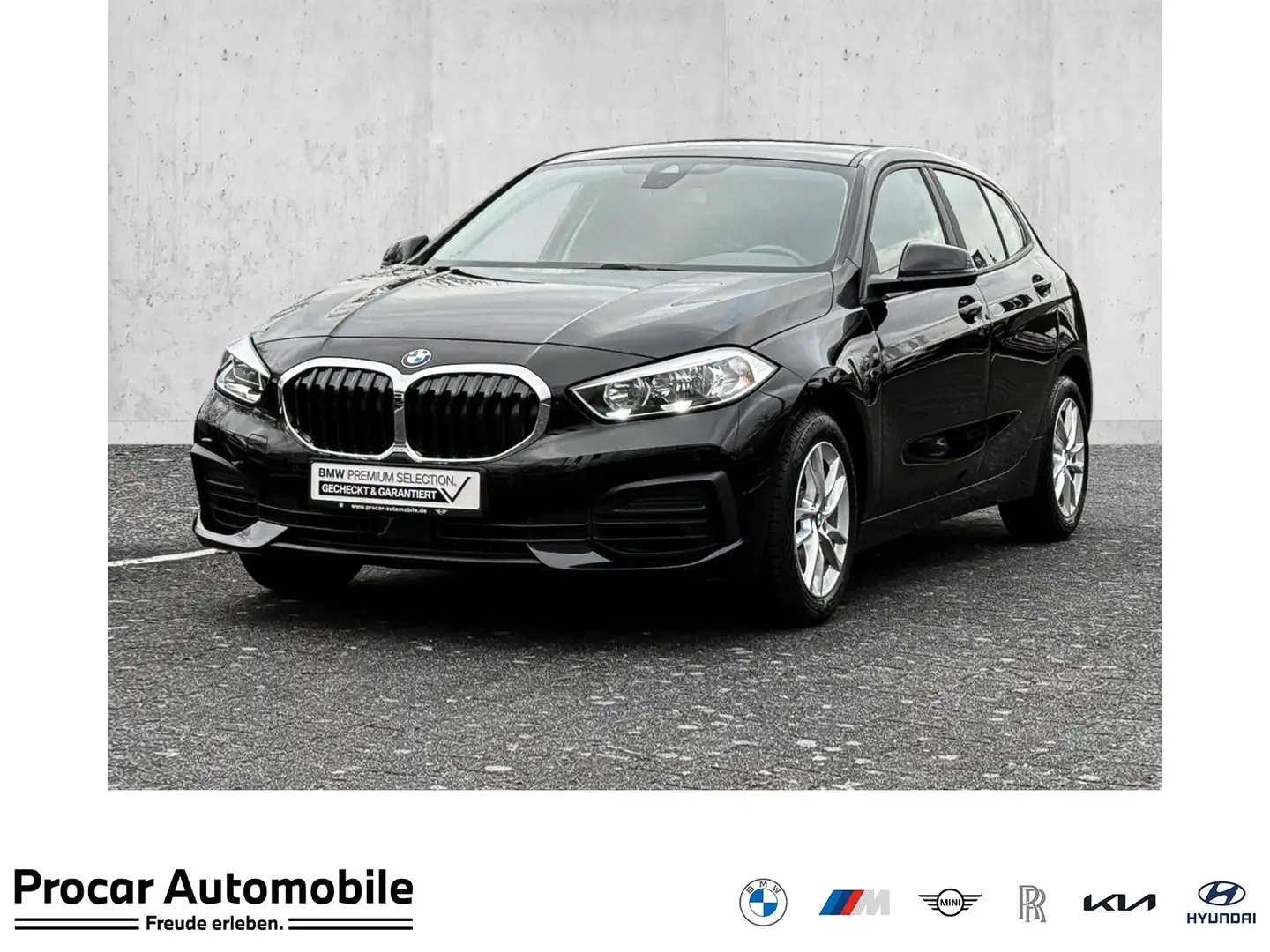 BMW 116 i Advantage NAVI+CARPLAY+KLIMA+SHZ Schwarz - 1