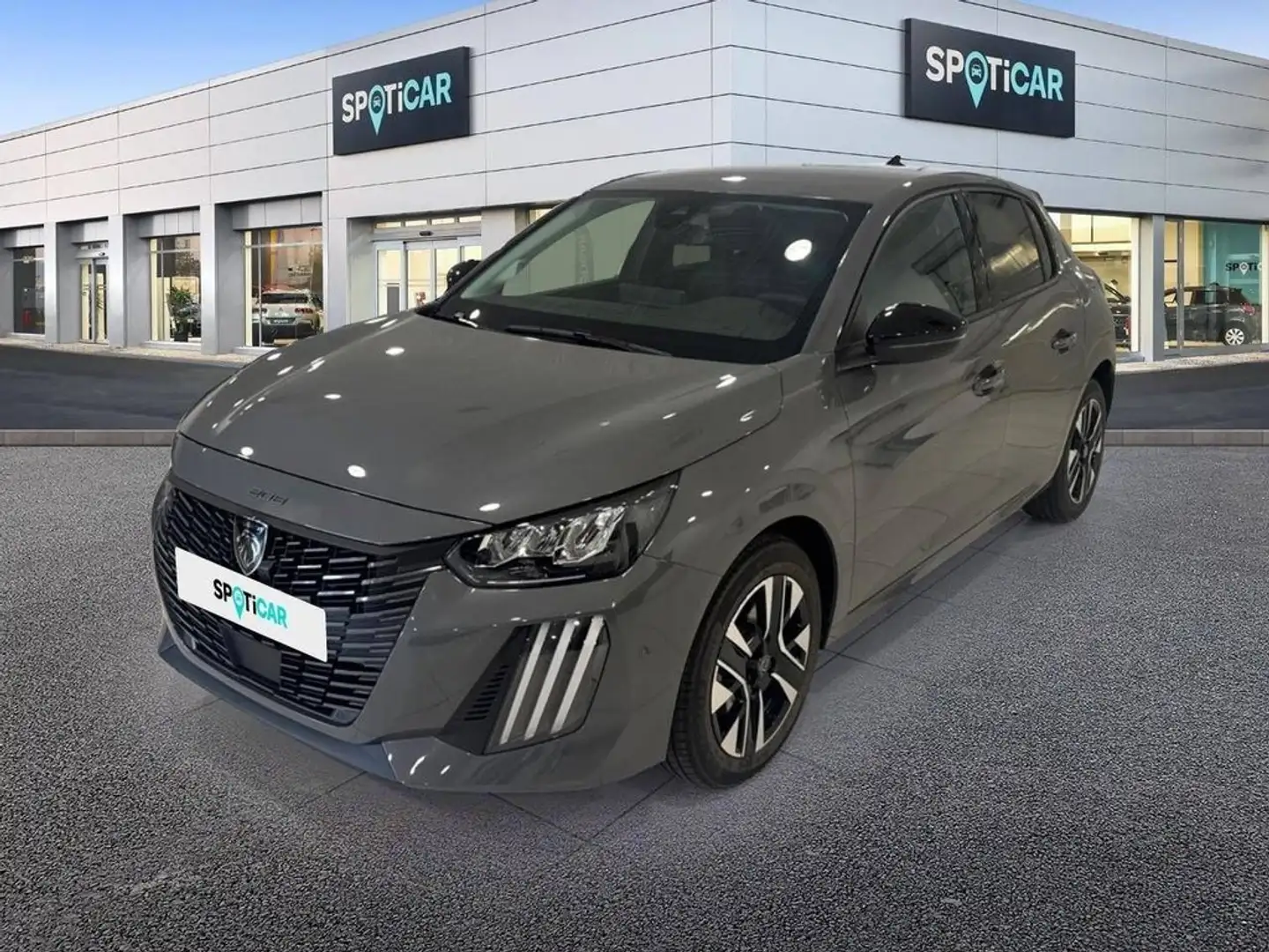 Peugeot 208 1.2 Hybrid Allure e-DCS6 100 Gris - 1