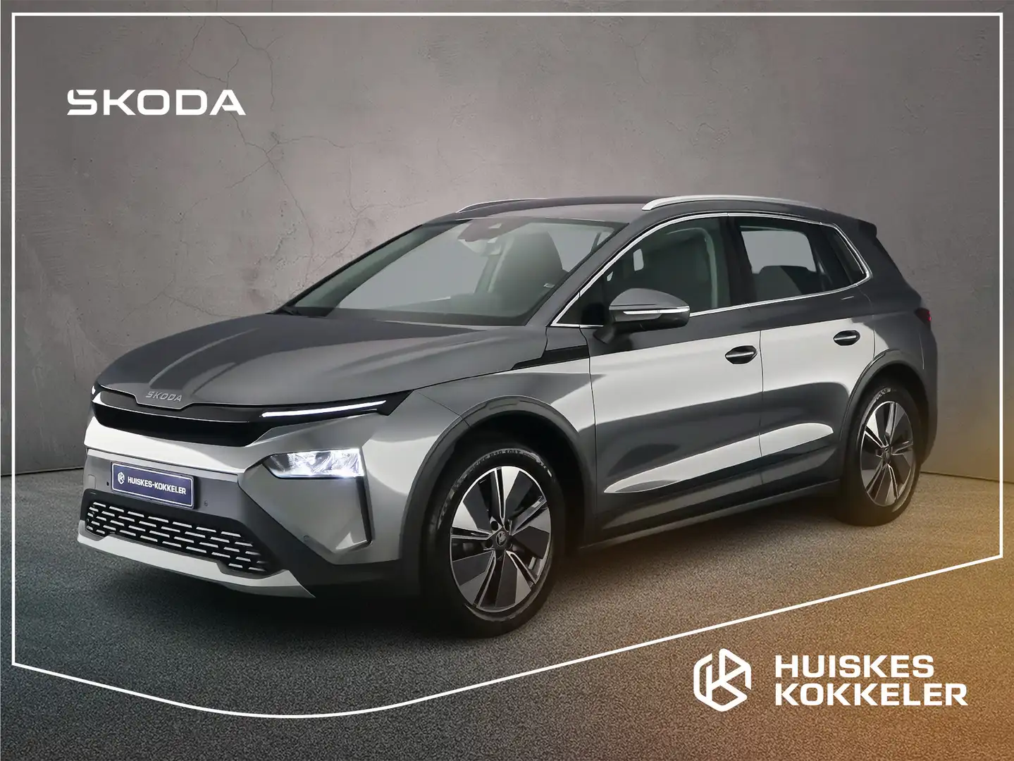 Skoda Elroq Elektromotor 82 kWh 286pk Business Edition Private Grijs - 1