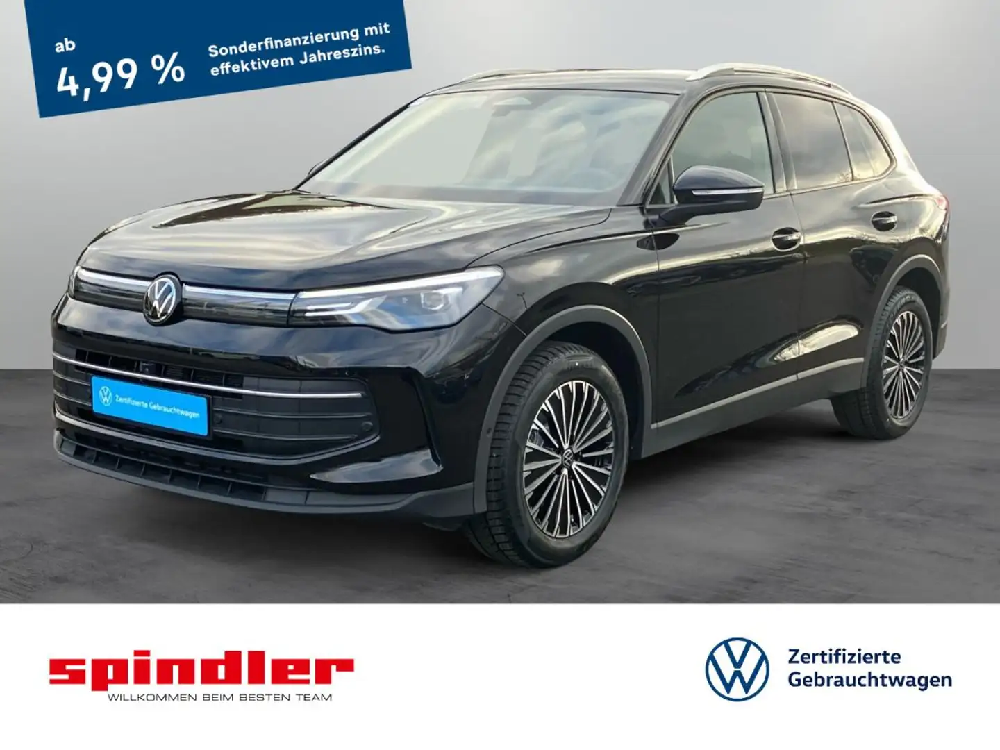 Volkswagen Tiguan Goal 2.0 TDI DSG / Navi, 360°, LED, AHK Schwarz - 1