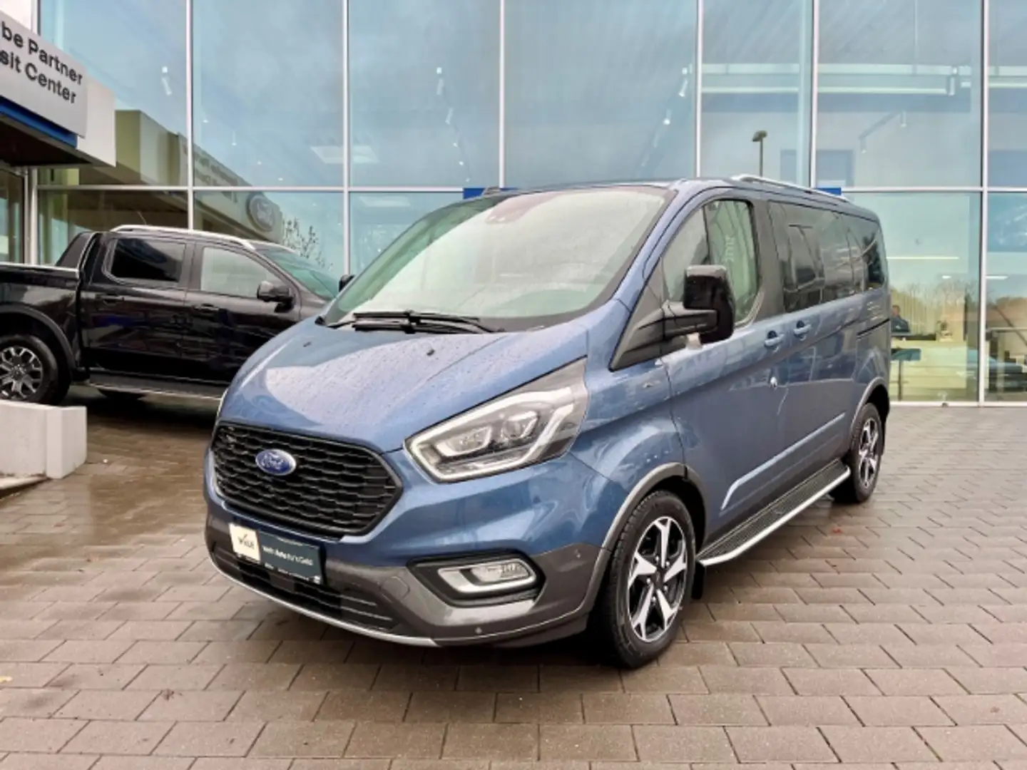 Ford Tourneo Custom Active Automatik 320 L1 Navi RFK Blauw - 2